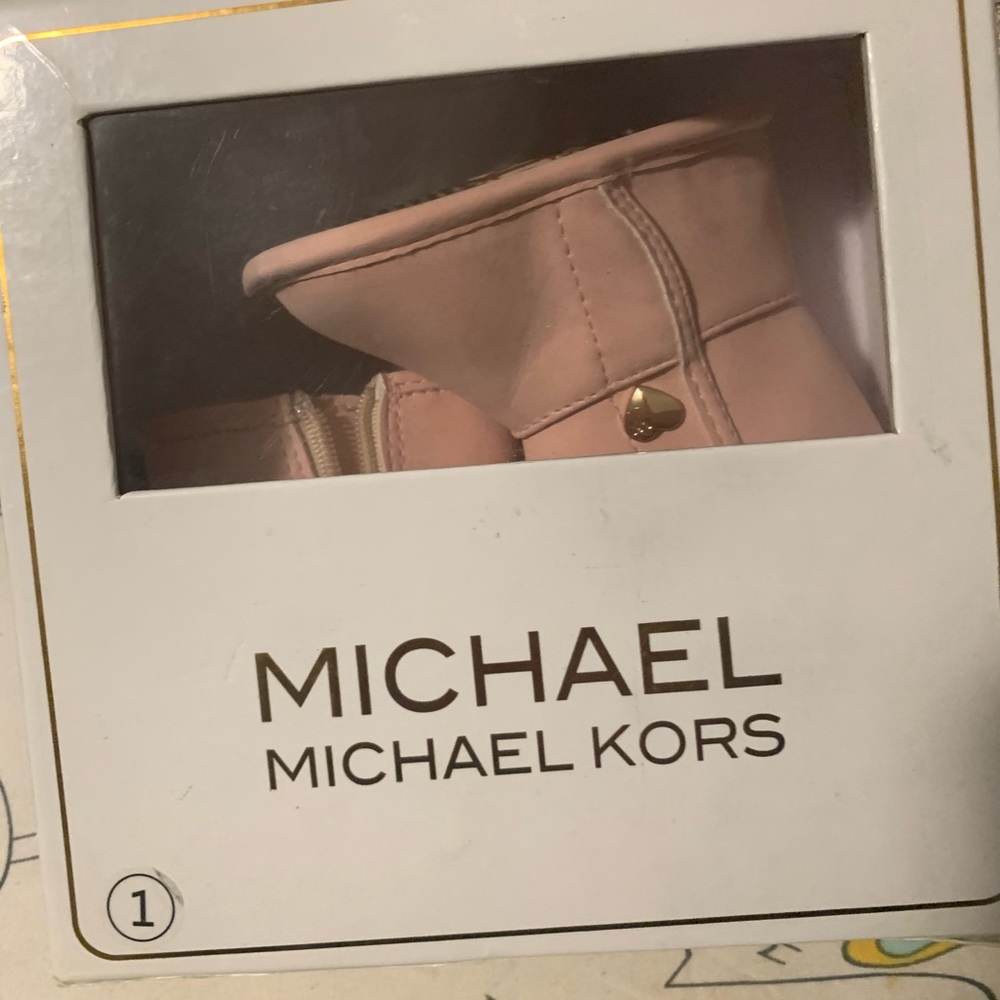 Brand new Never worn Baby girl Michael Kors Winter faux boots